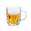 high quality super white 250ml mini glass beer mug